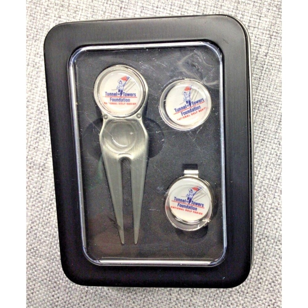 Set Of 3 Tunnel Tower Fundation National Golf Series Ball Markers